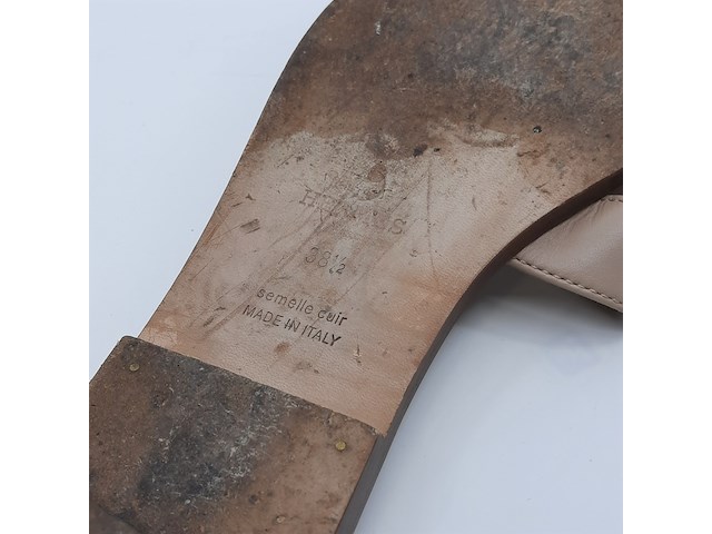 Paar slippers, maat 38,5, hermès, r0 202230z2208 - afbeelding 3 van  11