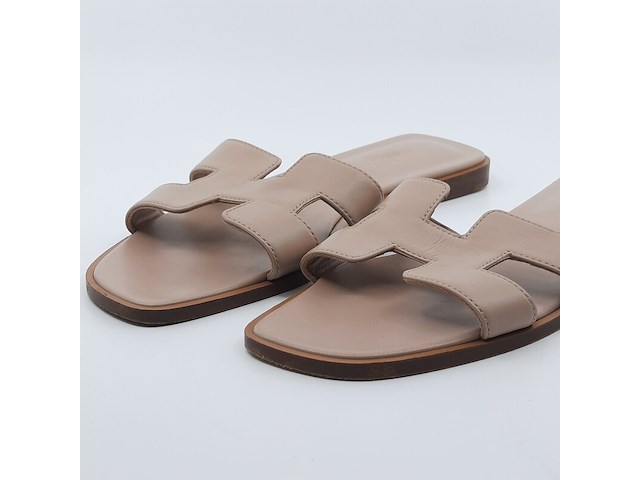 Paar slippers, maat 38,5, hermès, r0 202230z2208 - afbeelding 4 van  11