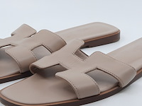 Paar slippers, maat 38,5, hermès, r0 202230z2208 - afbeelding 5 van  11