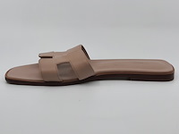 Paar slippers, maat 38,5, hermès, r0 202230z2208 - afbeelding 7 van  11