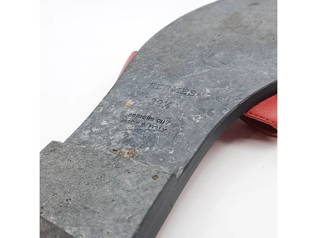 Paar slippers, maat 39 1/2, hermès - afbeelding 3 van  11