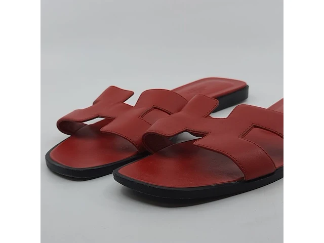 Paar slippers, maat 39 1/2, hermès - afbeelding 4 van  11