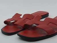 Paar slippers, maat 39 1/2, hermès - afbeelding 4 van  11