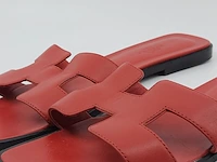Paar slippers, maat 39 1/2, hermès - afbeelding 5 van  11