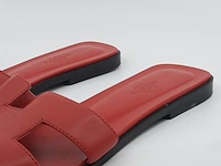 Paar slippers, maat 39 1/2, hermès - afbeelding 6 van  11