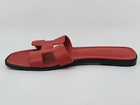 Paar slippers, maat 39 1/2, hermès - afbeelding 7 van  11