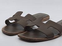 Paar slippers, maat 39, hermès, r0 202272z2303 - afbeelding 4 van  11
