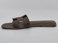 Paar slippers, maat 39, hermès, r0 202272z2303 - afbeelding 7 van  11