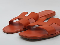 Paar slippers, maat 39,5, hermès, pe202272z 2010 - afbeelding 4 van  11