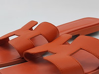 Paar slippers, maat 39,5, hermès, pe202272z 2010 - afbeelding 5 van  11