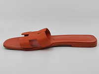 Paar slippers, maat 39,5, hermès, pe202272z 2010 - afbeelding 7 van  11