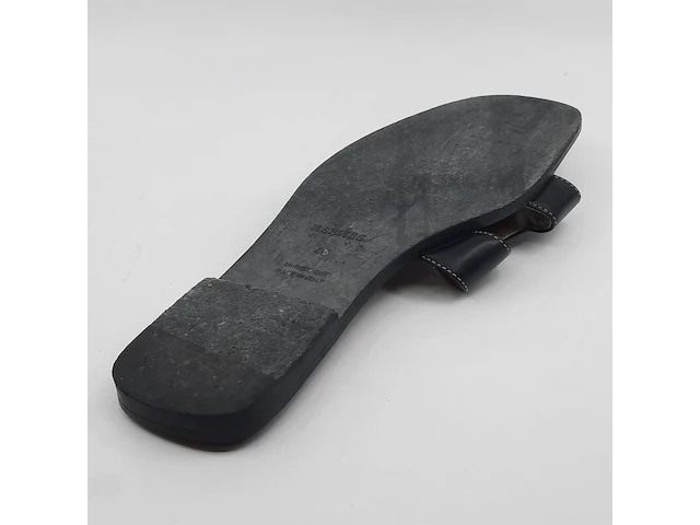 Paar slippers, maat 40, hermès, 021056z bl - afbeelding 2 van  11