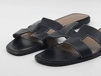 Paar slippers, maat 40, hermès, 021056z bl - afbeelding 4 van  11