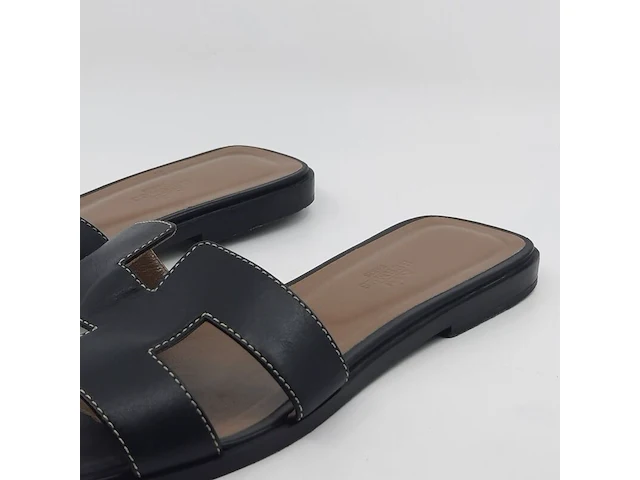 Paar slippers, maat 40, hermès, 021056z bl - afbeelding 6 van  11