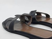 Paar slippers, maat 40, hermès, 021056z bl - afbeelding 9 van  11