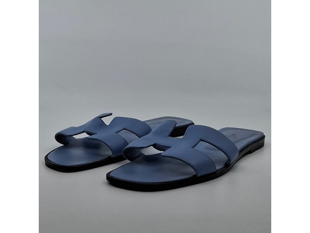Paar slippers, maat 40, hermès, pe 202230z 2005 - afbeelding 3 van  18