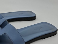 Paar slippers, maat 40, hermès, pe 202230z 2005 - afbeelding 5 van  18
