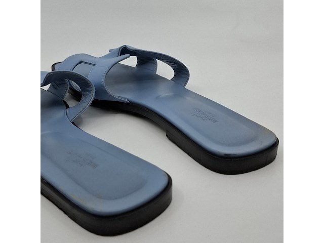 Paar slippers, maat 40, hermès, pe 202230z 2005 - afbeelding 6 van  18