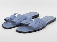 Paar slippers, maat 40, hermès, pe 202230z 2005