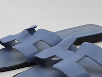 Paar slippers, maat 40, hermès, pe 202230z 2005 - afbeelding 12 van  18