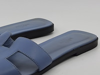Paar slippers, maat 40, hermès, pe 202230z 2005 - afbeelding 13 van  18