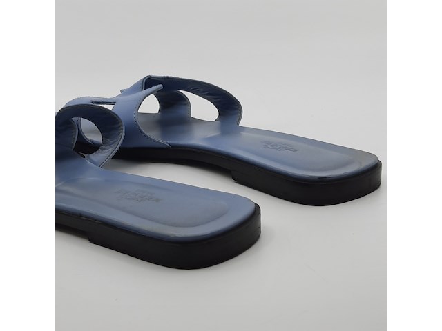 Paar slippers, maat 40, hermès, pe 202230z 2005 - afbeelding 15 van  18