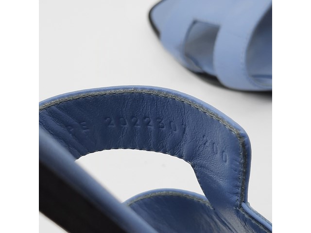 Paar slippers, maat 40, hermès, pe 202230z 2005 - afbeelding 17 van  18
