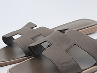 Paar slippers, maat 40, hermés - afbeelding 4 van  10