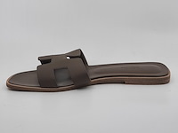 Paar slippers, maat 40, hermés - afbeelding 6 van  10