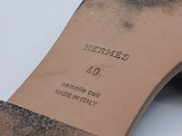 Paar slippers, maat 40, hermés - afbeelding 10 van  10