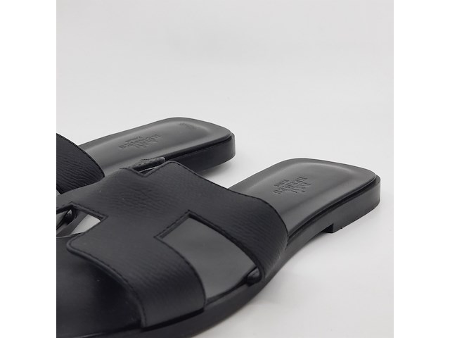 Paar slippers, maat 40, hermès - afbeelding 3 van  9