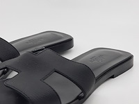 Paar slippers, maat 40, hermès - afbeelding 3 van  9