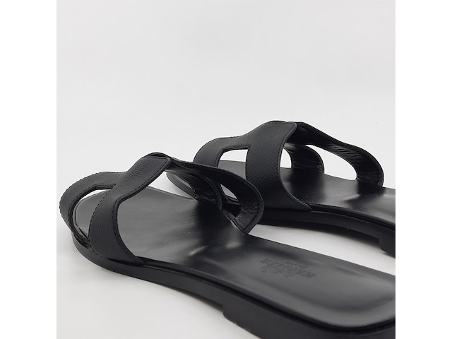 Paar slippers, maat 40, hermès - afbeelding 6 van  9