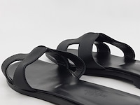 Paar slippers, maat 40, hermès - afbeelding 6 van  9