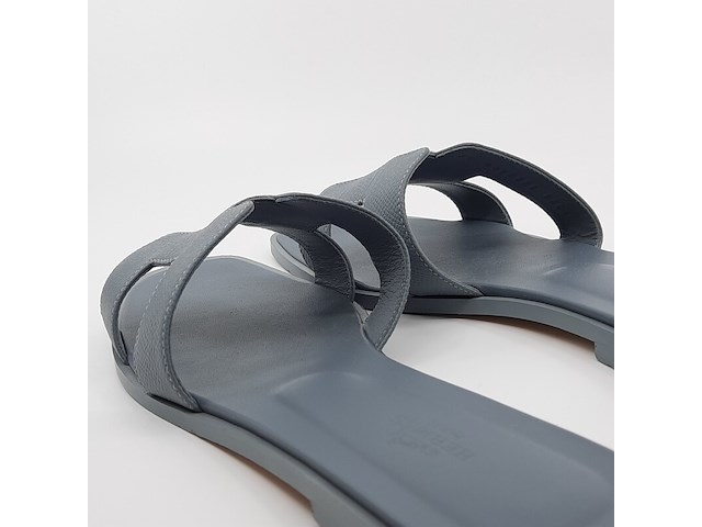 Paar slippers, maat 40, hermès - afbeelding 10 van  12