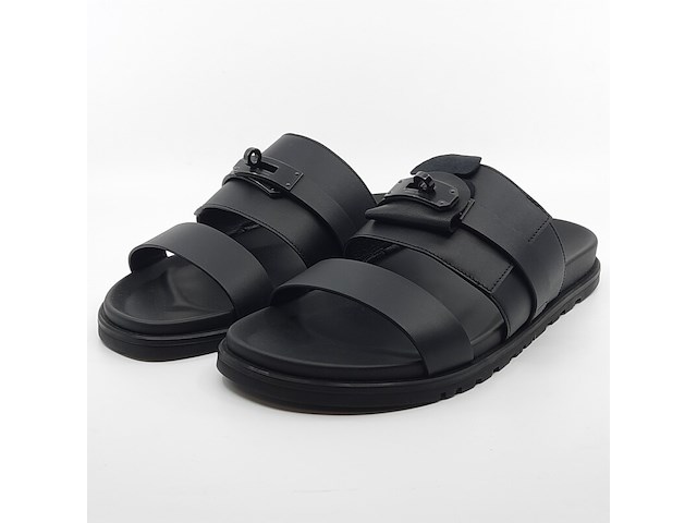 Paar slippers, maat 42, hermès - afbeelding 1 van  12