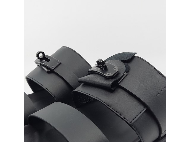 Paar slippers, maat 42, hermès - afbeelding 6 van  12