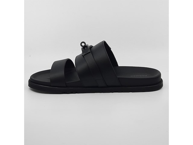Paar slippers, maat 42, hermès - afbeelding 9 van  12