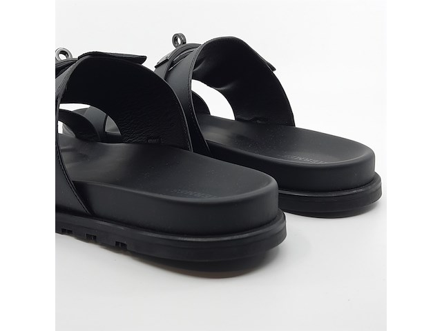 Paar slippers, maat 42, hermès - afbeelding 10 van  12