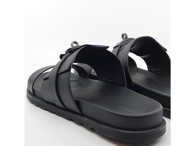 Paar slippers, maat 42, hermès - afbeelding 11 van  12