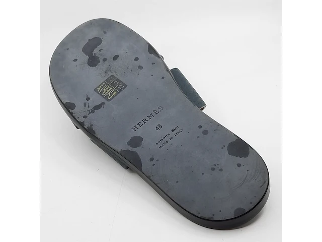Paar slippers, maat 43, hermès, af152415zh2006 - afbeelding 2 van  12
