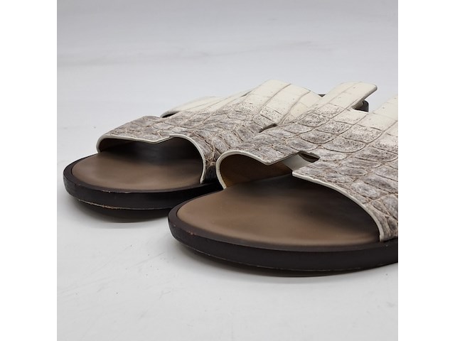 Paar slippers, maat 44, hermès, af910001zh2209 - afbeelding 2 van  9