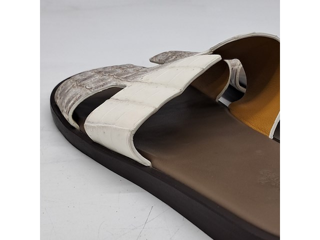 Paar slippers, maat 44, hermès, af910001zh2209 - afbeelding 5 van  9
