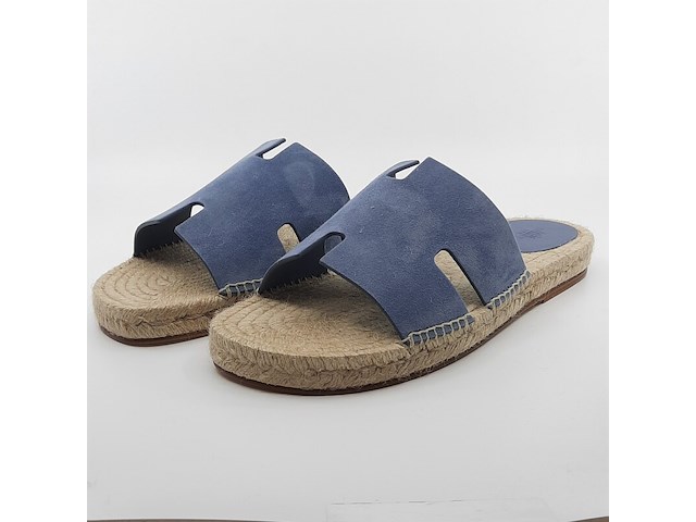 Paar slippers, maat 44, hermès - afbeelding 1 van  13