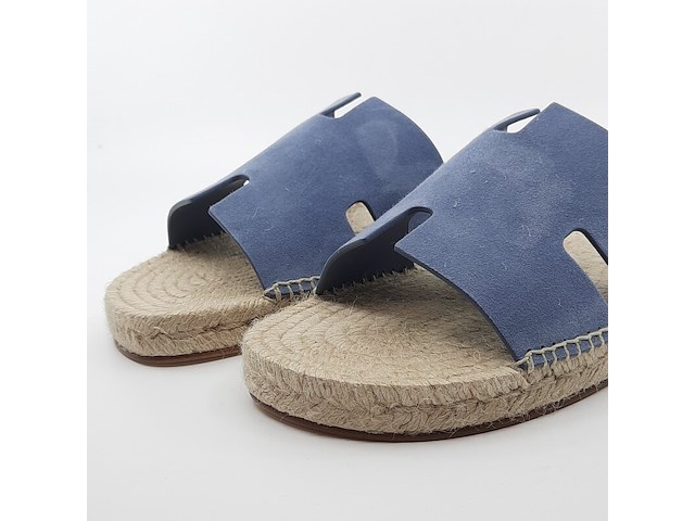 Paar slippers, maat 44, hermès - afbeelding 6 van  13