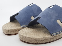 Paar slippers, maat 44, hermès - afbeelding 6 van  13