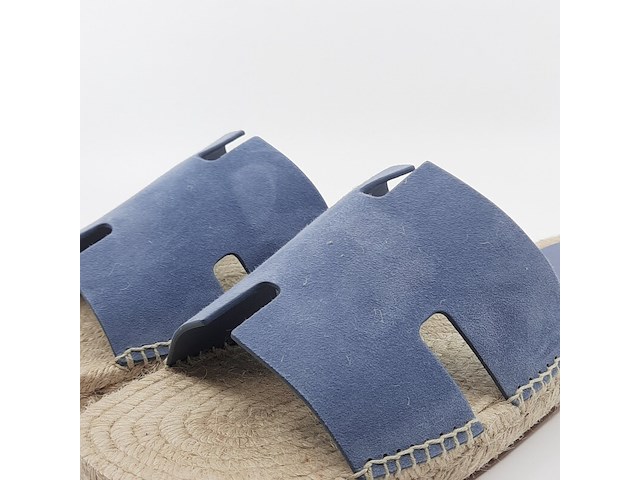 Paar slippers, maat 44, hermès - afbeelding 7 van  13