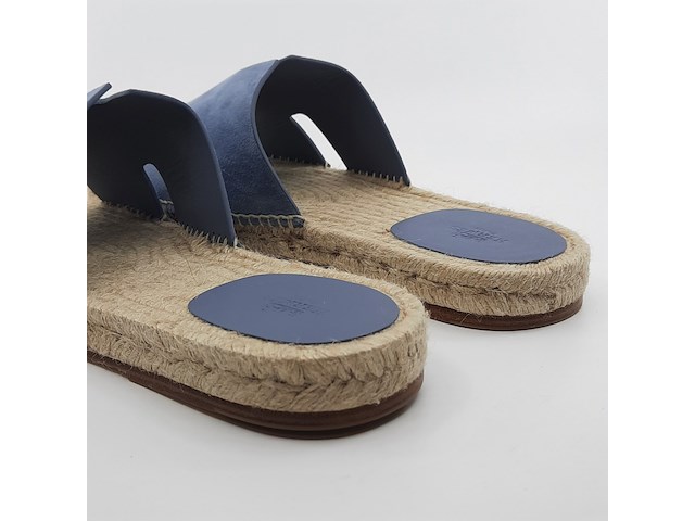 Paar slippers, maat 44, hermès - afbeelding 10 van  13