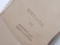 Paar slippers, maat 44, hermès - afbeelding 3 van  12