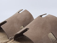 Paar slippers, maat 44, hermès - afbeelding 6 van  12